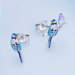 Load image into Gallery viewer, Flower and Bird Silver Set