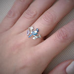 Load image into Gallery viewer, Flower and Bird Silver Set