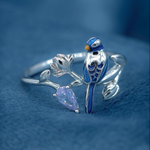 Load image into Gallery viewer, Flower and Bird Silver Set