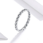 Load image into Gallery viewer, Braided Chain Silver Ring