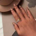 Load image into Gallery viewer, Corgi Dog Adjustable Silver Ring