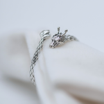 Load image into Gallery viewer, Dragon Silver Adjustable Ring