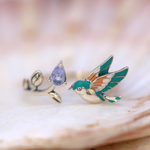 Load image into Gallery viewer, Kingfisher Adjustable Silver Ring