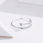 Load image into Gallery viewer, Dybil Adjustable Silver Ring