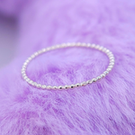 Load image into Gallery viewer, Minimalist Beads Silver Ring
